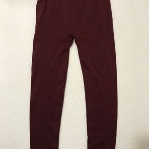 Dark Red Leggings